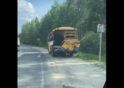 В школьном автобусе, попавшем в ДТП в Рязанской области, не было детей
