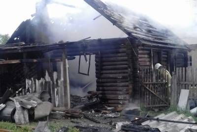 В Смоленской области загорелся жилой дом