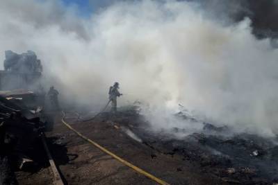 В Астрахани сгорело 15 машин и 9 мотоциклов