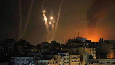 Израильская армия заявила о запуске 90 ракет со стороны сектора Газа по Израилю за ночь