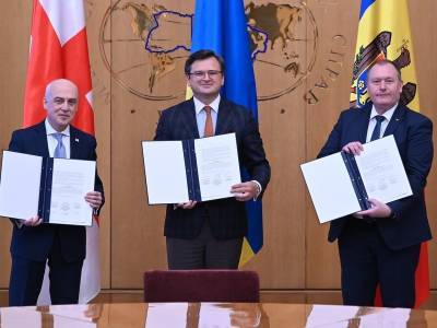 "Трио" Украина, Грузия и Молдова официально договорились дружить на пути в ЕС