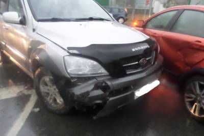 Тройное ДТП произошло в Пскове на Ленинградском шоссе
