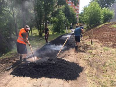 В Чехове в июне отремонтируют пять пешеходных дорожек