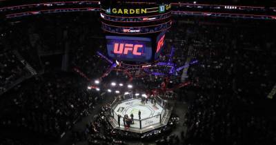 Зрелище - не хуже боев в октагоне: на турнире UFC фанаты устроили жесткую драку (видео)