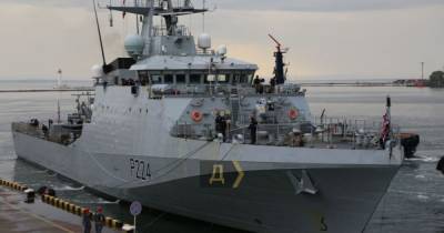 В Одессу прибыл патрульный корабль Королевского флота Великобритании: фото