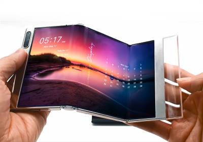 Samsung показал складные экраны будущего