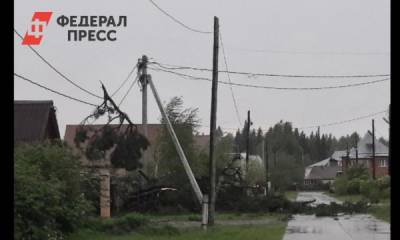 В Тюменской области вернули свет в обесточенные ураганом деревни