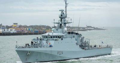 В порт Одессы зашел корабль ВМС Британии Trent
