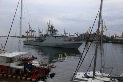 В Одессу прибыл британский патрульный корабль