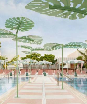 The Goodtime Hotel: атмосферный отель в Майами по дизайну Кена Фалка