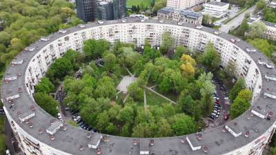 Беговые дорожки могут появиться на крышах домов-"бубликов" в Москве