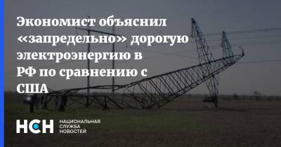 Экономист объяснил «запредельно» дорогую электроэнергию в РФ по сравнению с США