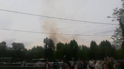 В Петроградском районе вновь произошёл пожар в Доме Басевича