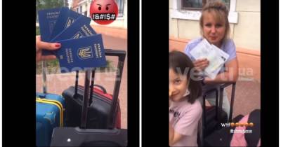 Пограничники объяснили, почему не пустили в Турцию выкинувшую паспорта украинку (видео)