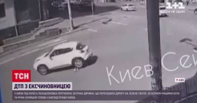 "Чудо, что выжила. Нет ни одного перелома": в Киеве екс-голова санэпидслужбы сбила и переехала девушку