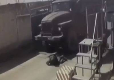 В Подмосковье солдата-срочника задавил военный грузовик