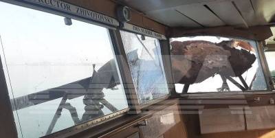 В Каспийском море танкер Конструктор Животовский врезался в нефтяную платформу Лукойл - фото - ТЕЛЕГРАФ