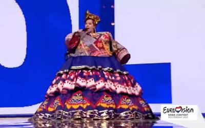 Манижа выступила на Евровидении-2021, сменив платье прямо на сцене
