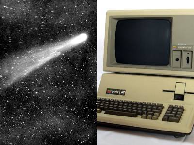 День в истории: 19 мая - комета Галлея и Apple III