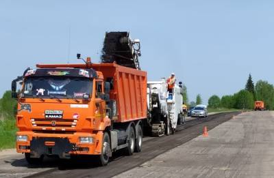 Смоленскавтодор начал ремонт Старой Смоленской дороги