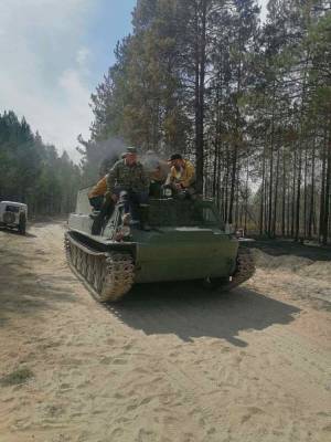 К тушению природных пожаров в Тюменской области привлекли дорожников и арендаторов леса
