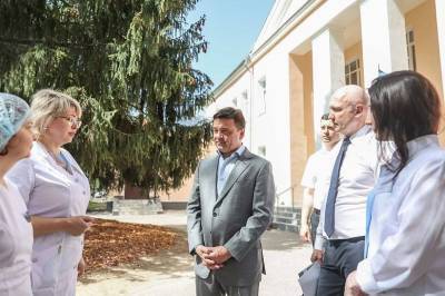 Губернатор Подмосковья Воробьев с рабочим визитом посетил Чехов