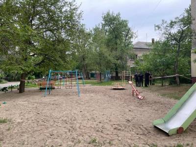 В Северодонецке в результате взрыва на детской площадке пострадал ребенок