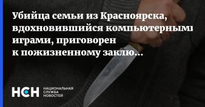 Убийца семьи из Красноярска, вдохновившийся компьютерными играми, приговорен к пожизненному заключению