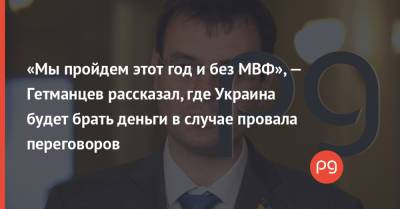 «Мы пройдем этот год и без МВФ», — Гетманцев рассказал, где Украина будет брать деньги в случае провала переговоров