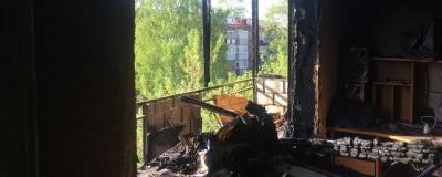 В пожаре в Череповце пострадали двое детей