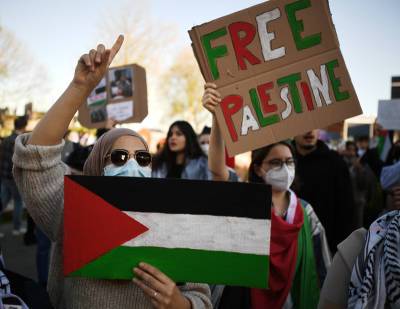 Акции протеста прошли по всему миру из-за палестино-израильского конфликта