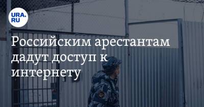 Российским арестантам дадут доступ к интернету
