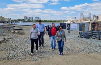 В Челябинске на строительстве набережной Миасса выполнено больше половины работ
