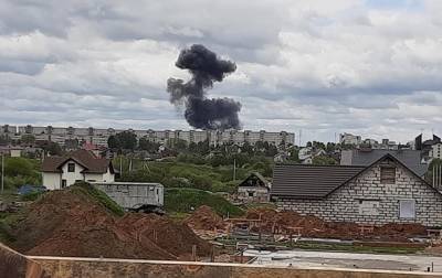 В Беларуси разбился военный самолет, есть жертвы