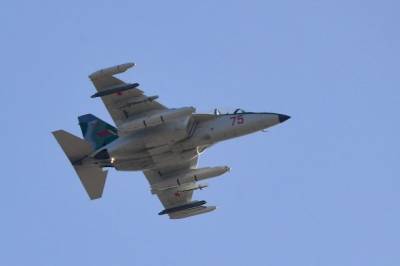 В Белоруссии потерпел крушение военный самолет Як-130