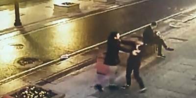 Появилось видео избиения мужчины самбистом Шараевым в Москве