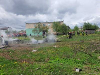 У Білорусі розбився військовий літак, обидва пілоти загинули