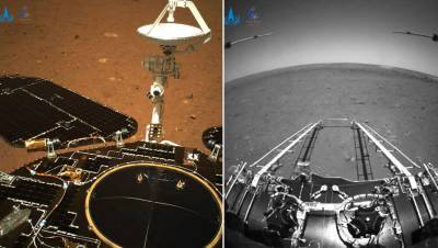 Опубликованы кадры с поверхности Марса, снятые китайским космическим аппаратом