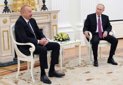 Путин обсудил с Алиевым ситуацию на армяно-азербайджанской границе
