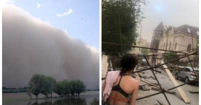 Полвека такой не было: российскую Астрахань накрыла мощная пыльная буря (фото, видео)
