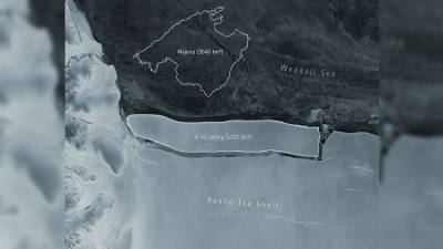 Больше Мальорки: от Антарктиды откололся крупнейший в мире айсберг