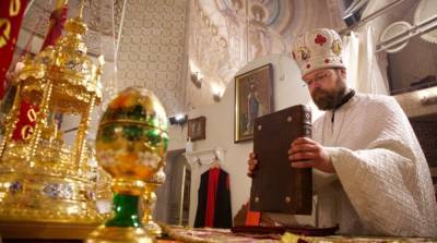 В Михайловском соборе ПЦУ проходит Пасхальное богослужение – онлайн-трансляция