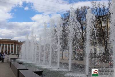 В Башкирии запустили 28 фонтанов