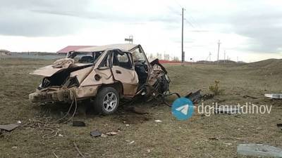 Три человека погибли в машине, вылетевшей в кювет в Башкирии