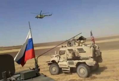 В Сирии русские военные перехватили американскую колонну техники