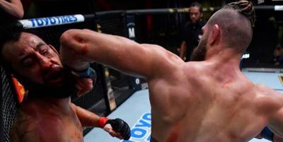 Доминик Рейес - Иржи Прохазка - видео нокаута на турнире UFC Vegas 25 - ТЕЛЕГРАФ