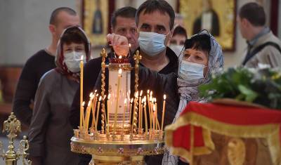 В России в пасхальных богослужениях при храмах приняли участие 1,6 млн верующих