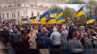 В Одессе начался марш националистов в честь годовщины трагедии 2014 года