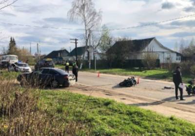 В Смоленской области сбили мотоциклиста