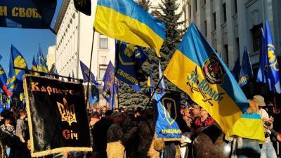 В Одессе заметили националистов на шествии в годовщину трагедии 2014 года